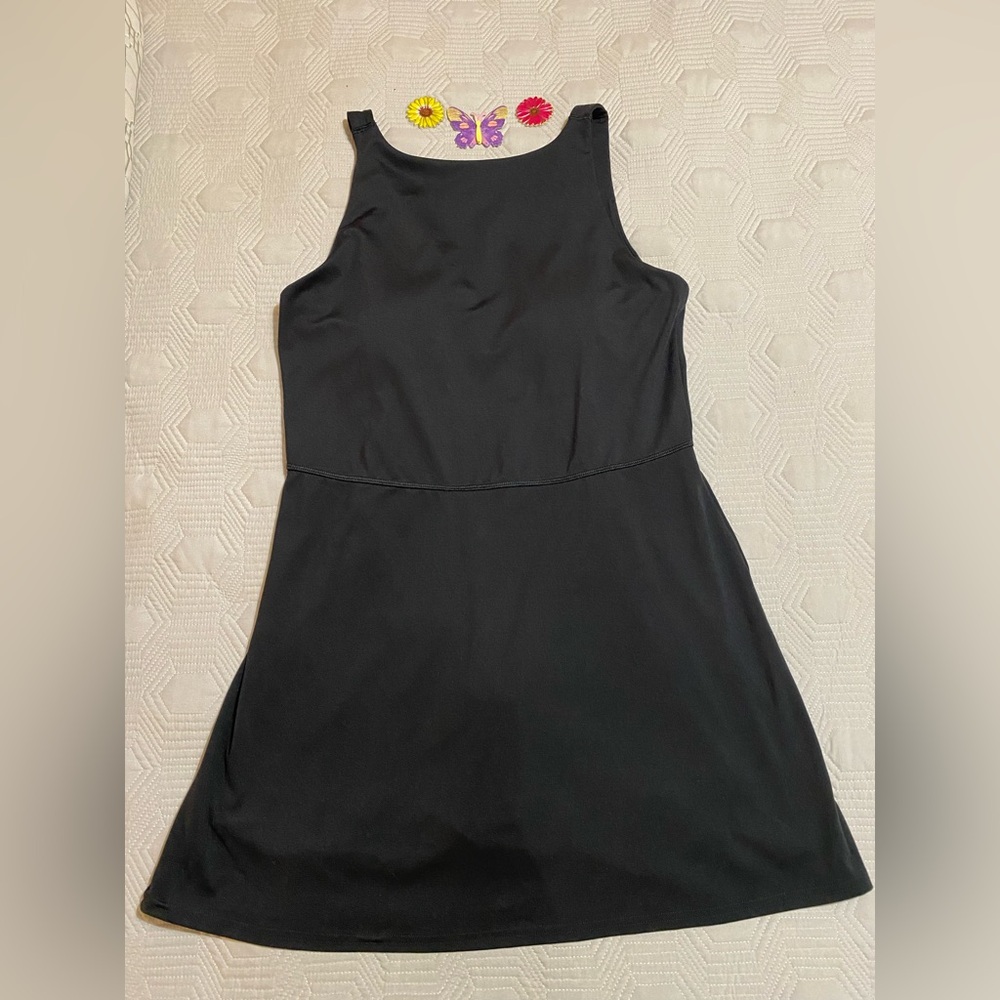All in Motion Black Athletic Tank Dress Size Large